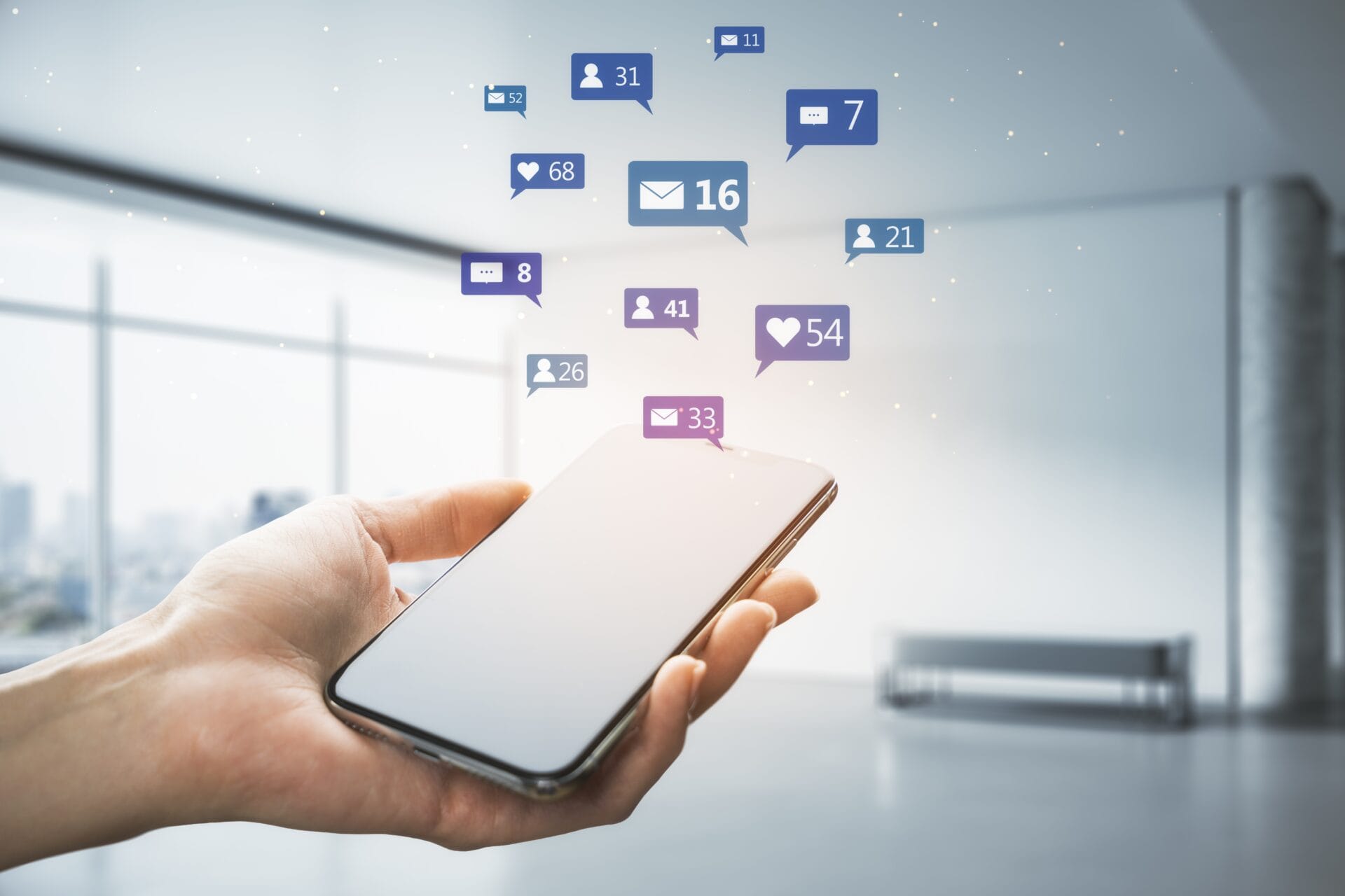 someone scrolling on facebook ads